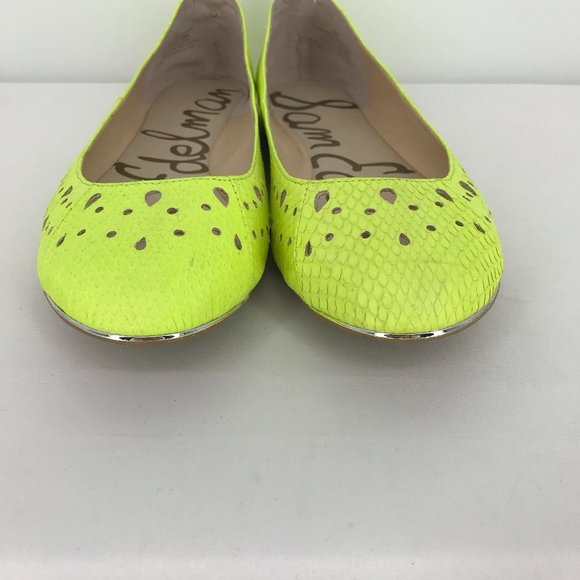 SAM EDELMAN LEATHER FLATS SZ 10 - Picture 2 of 8